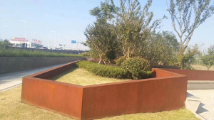 德庆耐候钢挡土墙